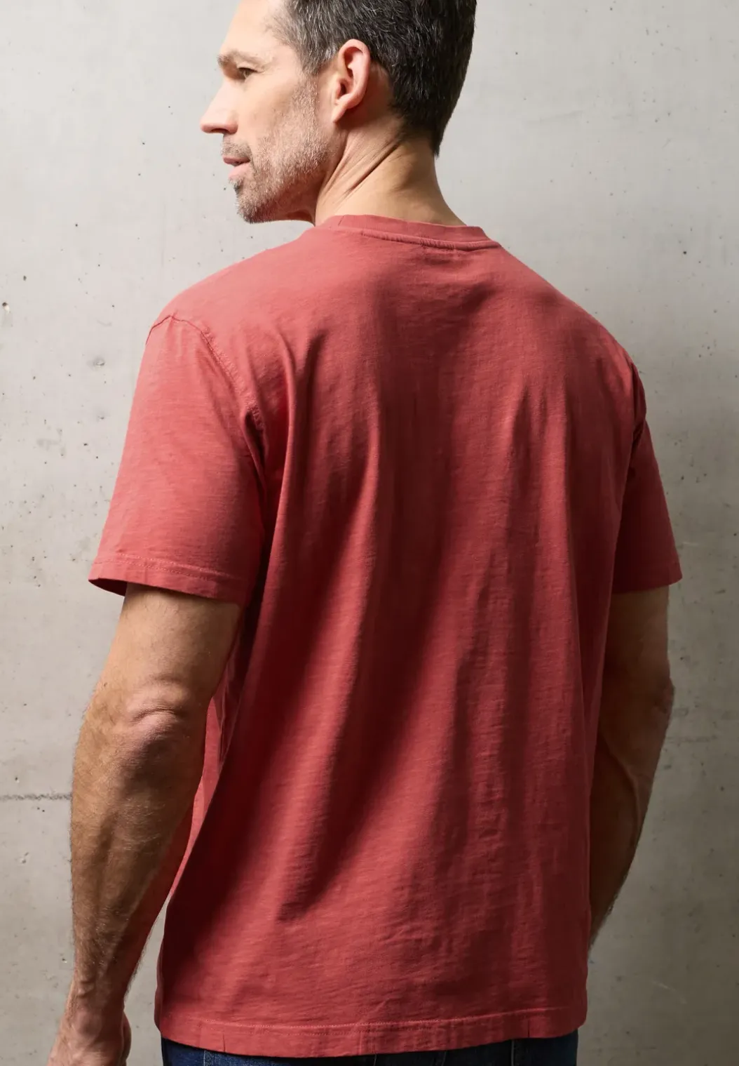 Shirt met gewassen look
