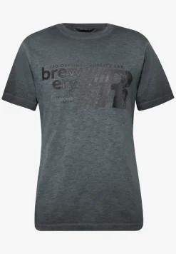 Shirt met gewassen look