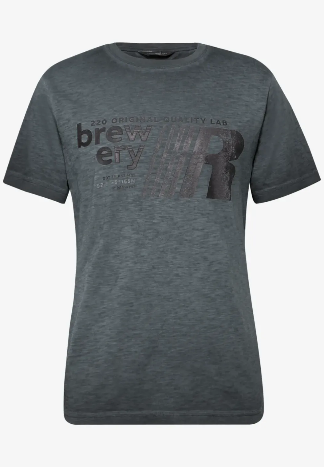 Shirt met gewassen look