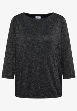 Shirt met glitterdetails
