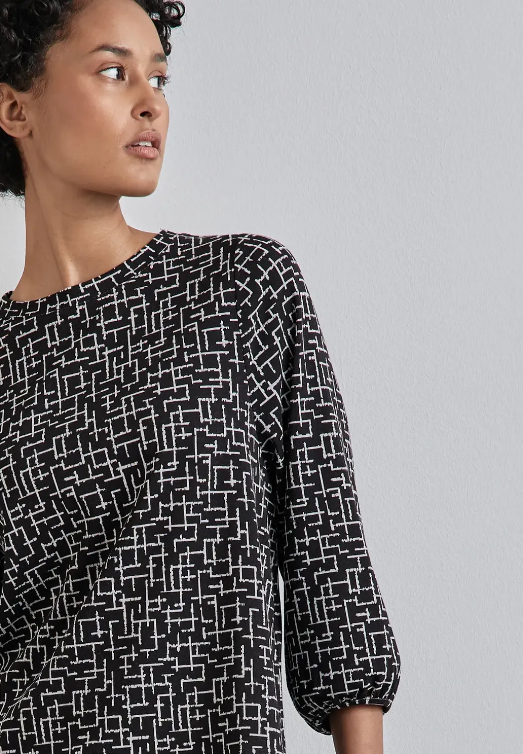 Shirt met grafisch patroon