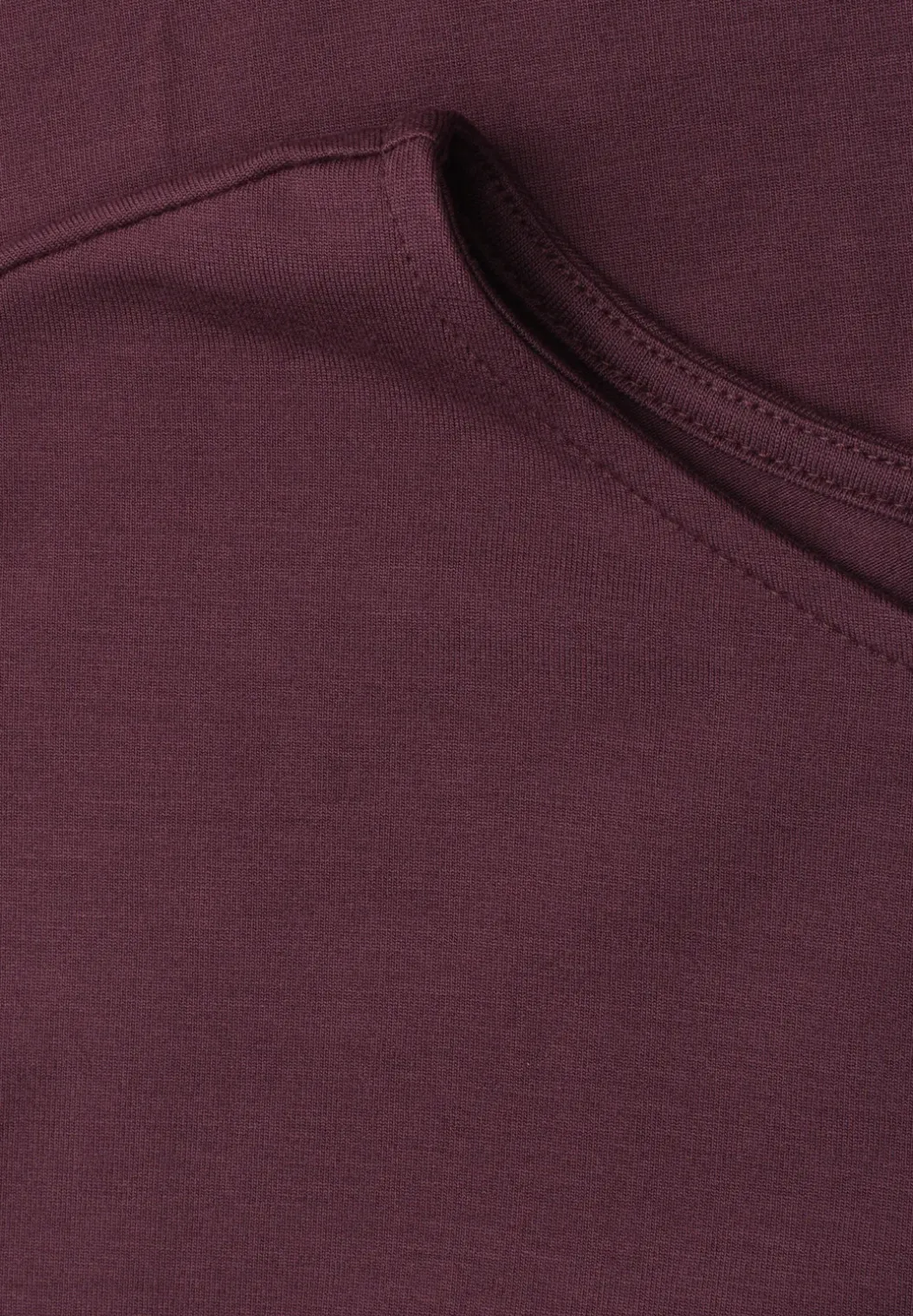 Shirt met hangende schouders en boothals