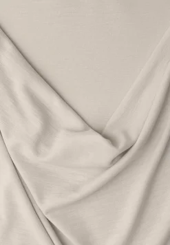 Shirt met hangende schouders en watervalvoorkant