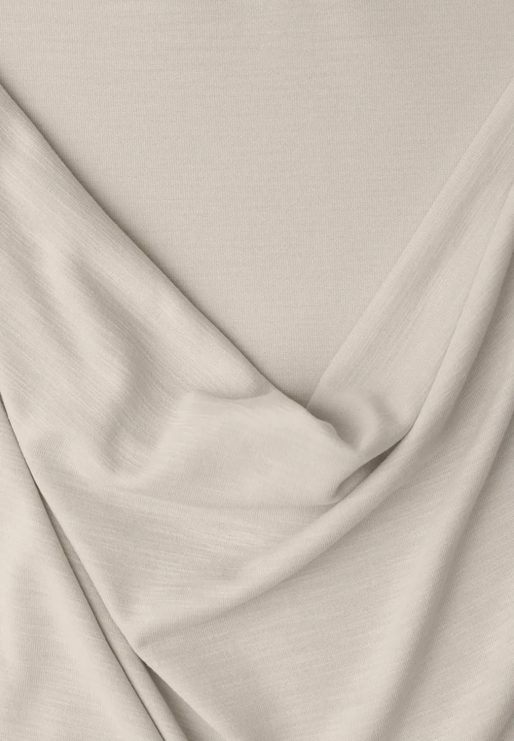 Shirt met hangende schouders en watervalvoorkant