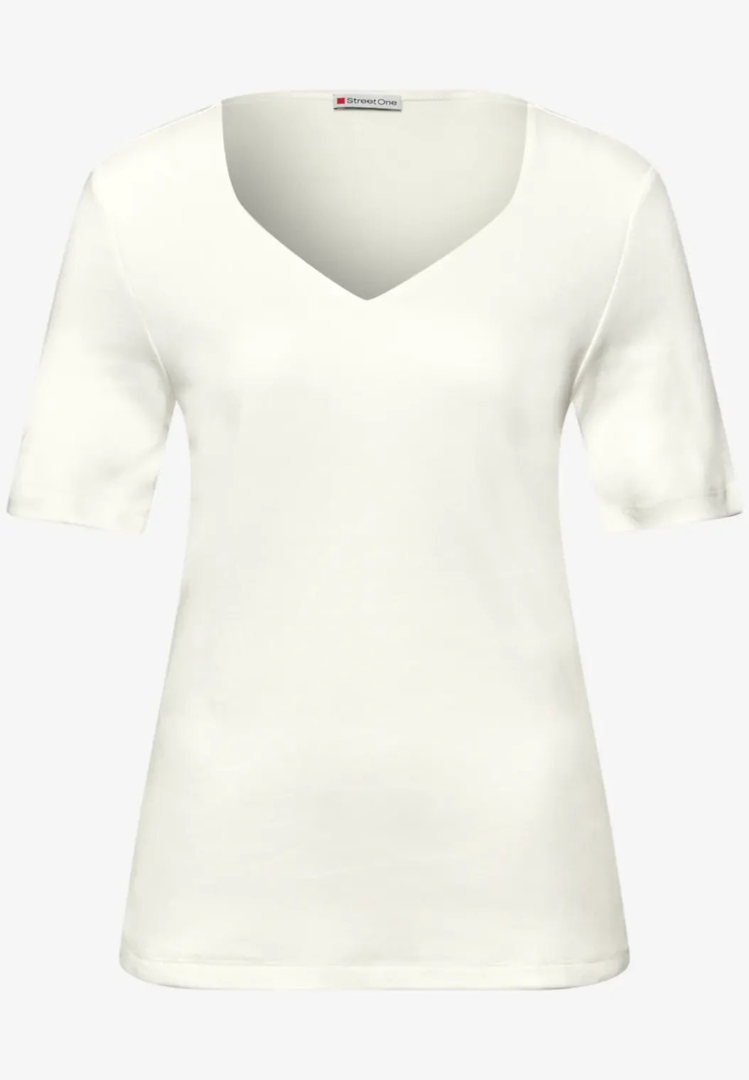 Shirt met hartvormige halslijn in een pak van 2