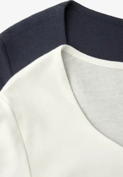 Shirt met hartvormige halslijn in een pak van 2