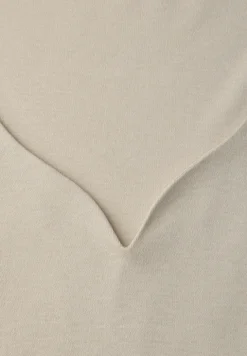 Shirt met hartvormige halslijn