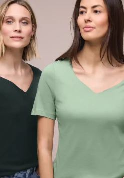 Shirt met hartvormige halslijn in een pak van 2
