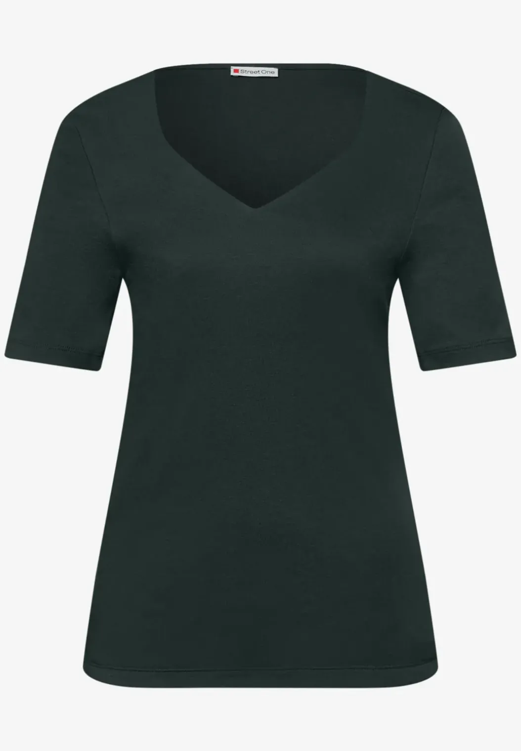 Shirt met hartvormige halslijn in een pak van 2