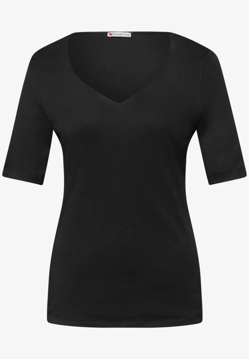 Shirt met hartvormige halslijn in een pak van 2