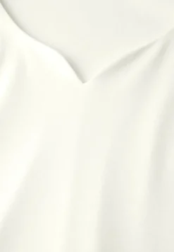 Shirt met hartvormige halslijn