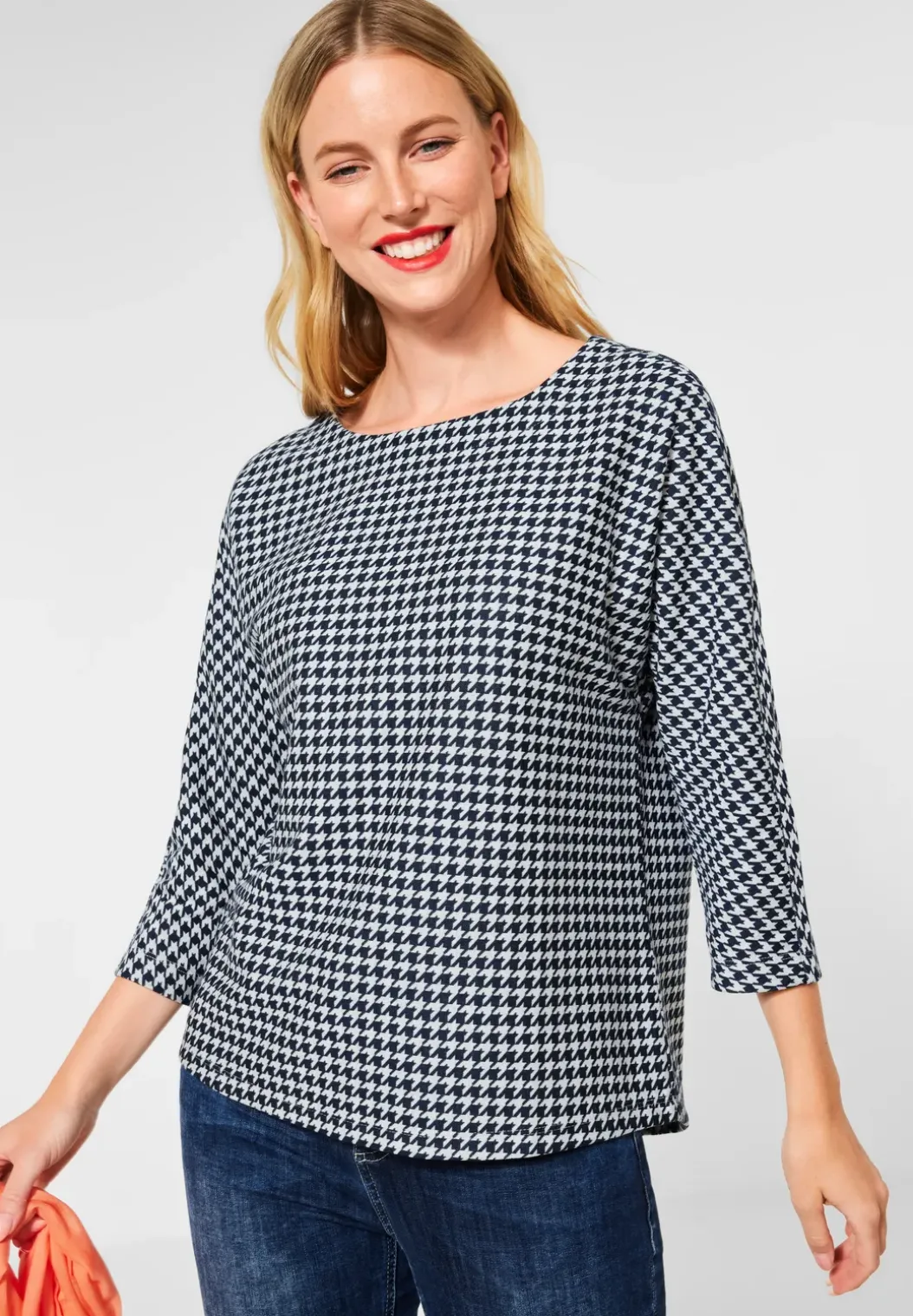 Shirt met jacquard-patroon