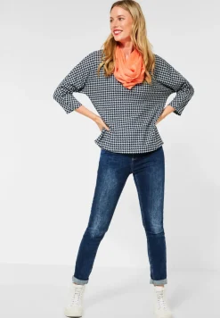 Shirt met jacquard-patroon