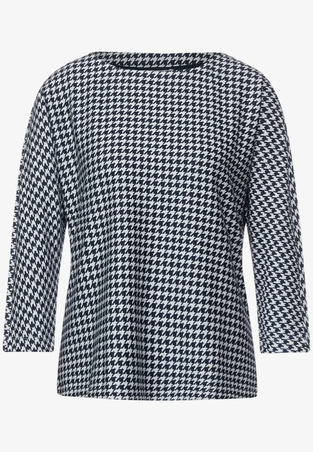 Shirt met jacquard-patroon