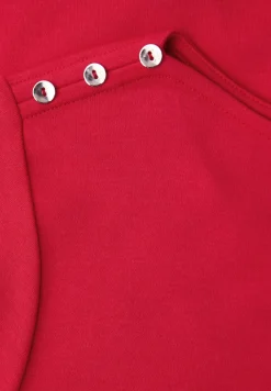 Shirt met knoopdetail