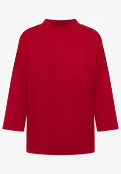 Shirt met knoopdetail