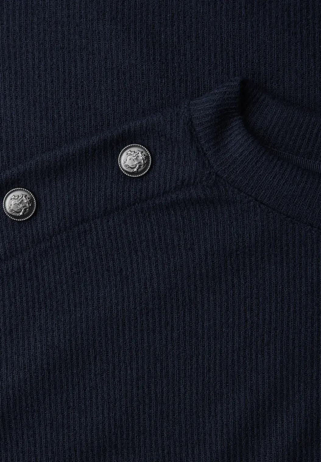 Shirt met knoopdetail