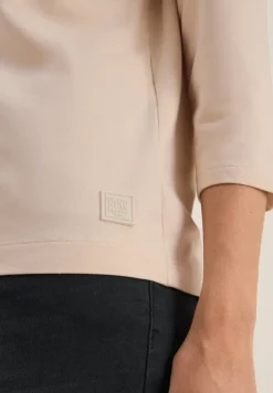Shirt met knoopdetail
