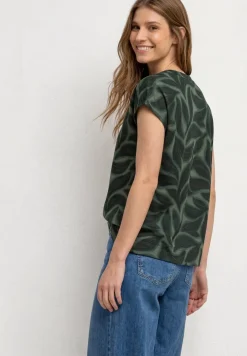 Shirt met knoopsluiting en print