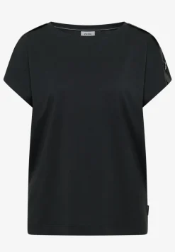 Shirt met korte mouwen en gespdetail
