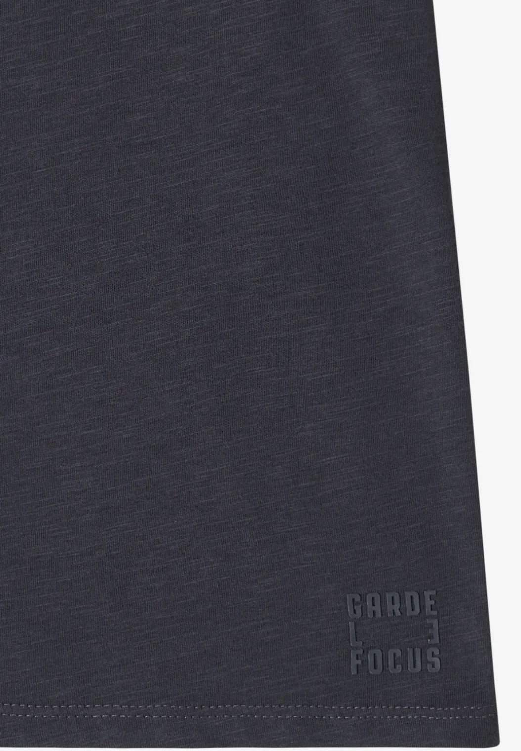 Shirt met korte mouwen en gespleten hals