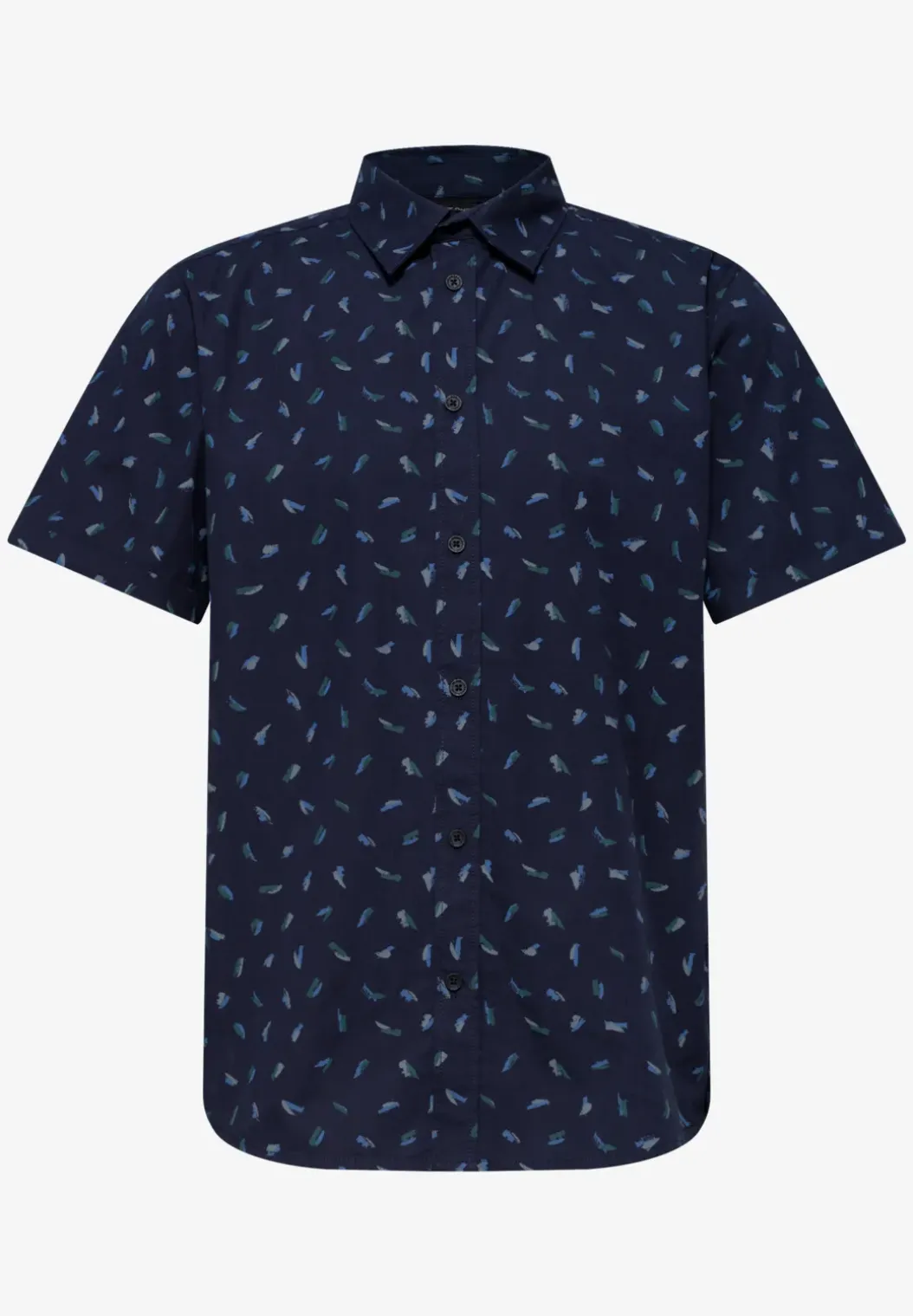 Shirt met korte mouwen en all-over print