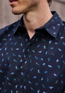 Shirt met korte mouwen en all-over print