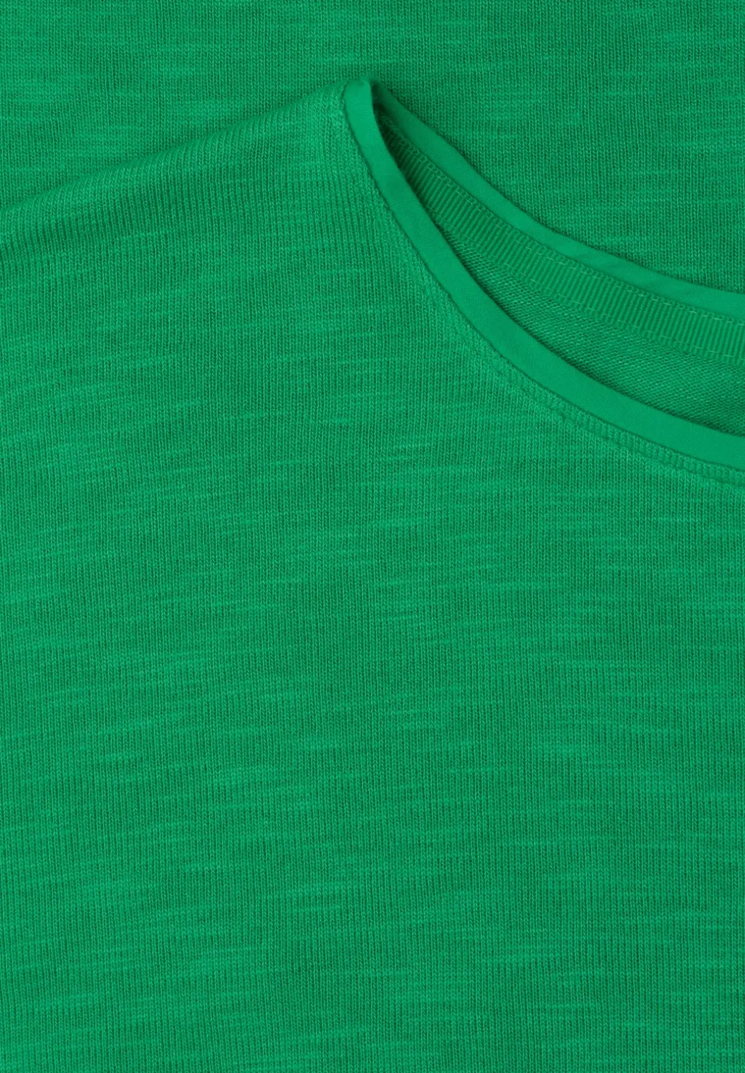 Shirt met korte mouwen en boothals