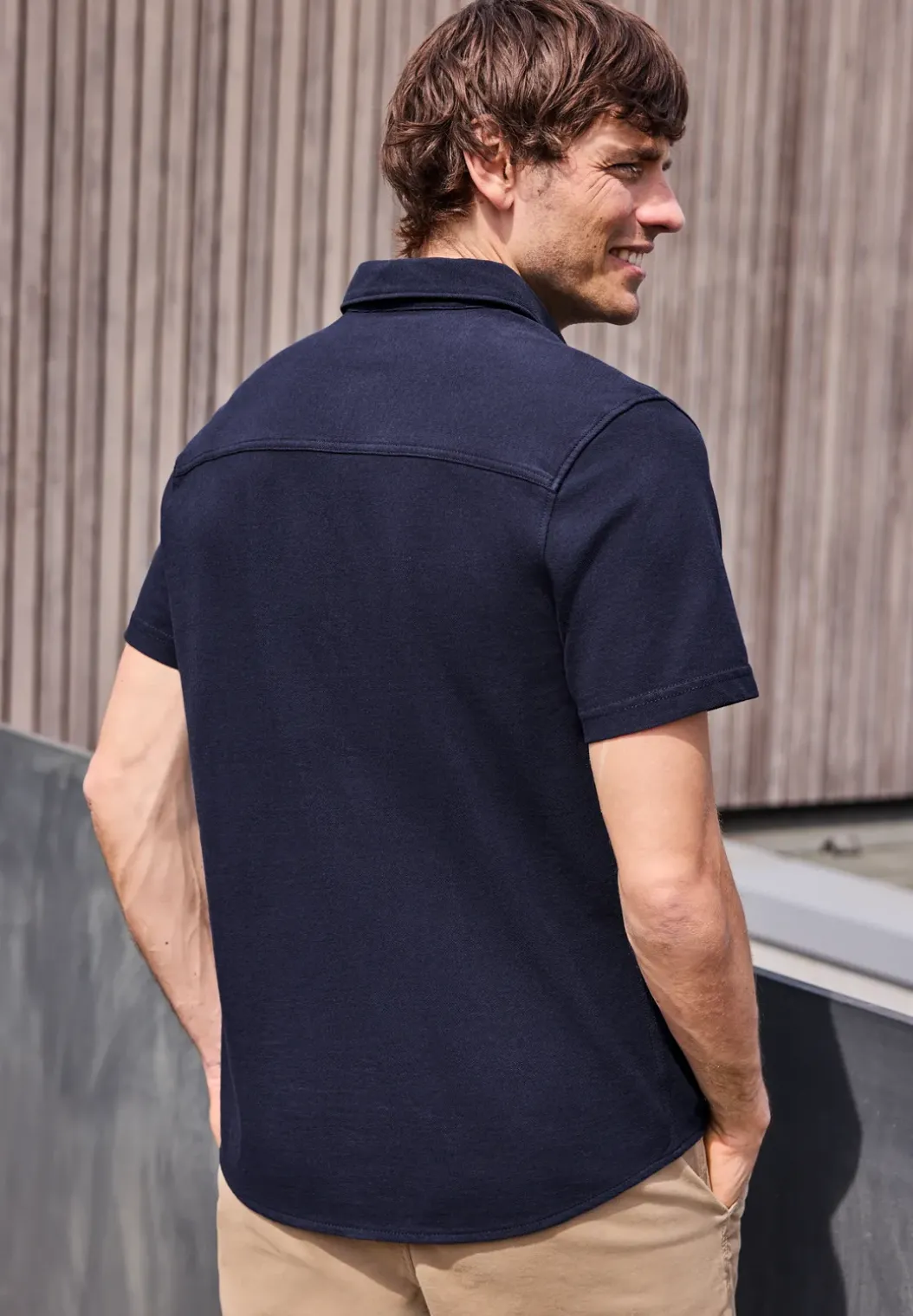 Shirt met korte mouwen in piquékwaliteit
