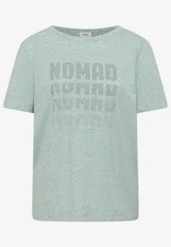 Shirt met korte mouwen in burnout-look