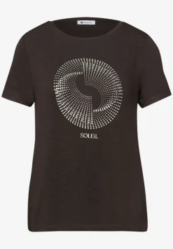 Shirt met korte mouwen, ronde hals en print