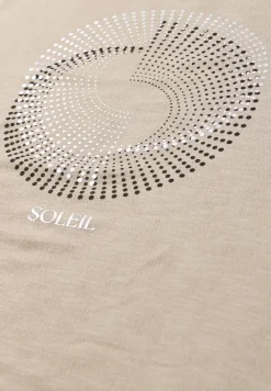 Shirt met korte mouwen, ronde hals en print