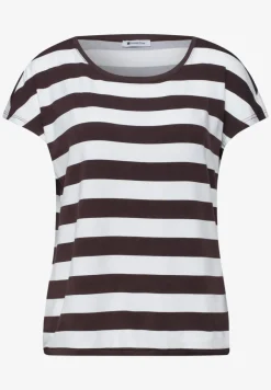 Shirt met korte mouwen, ronde hals en print