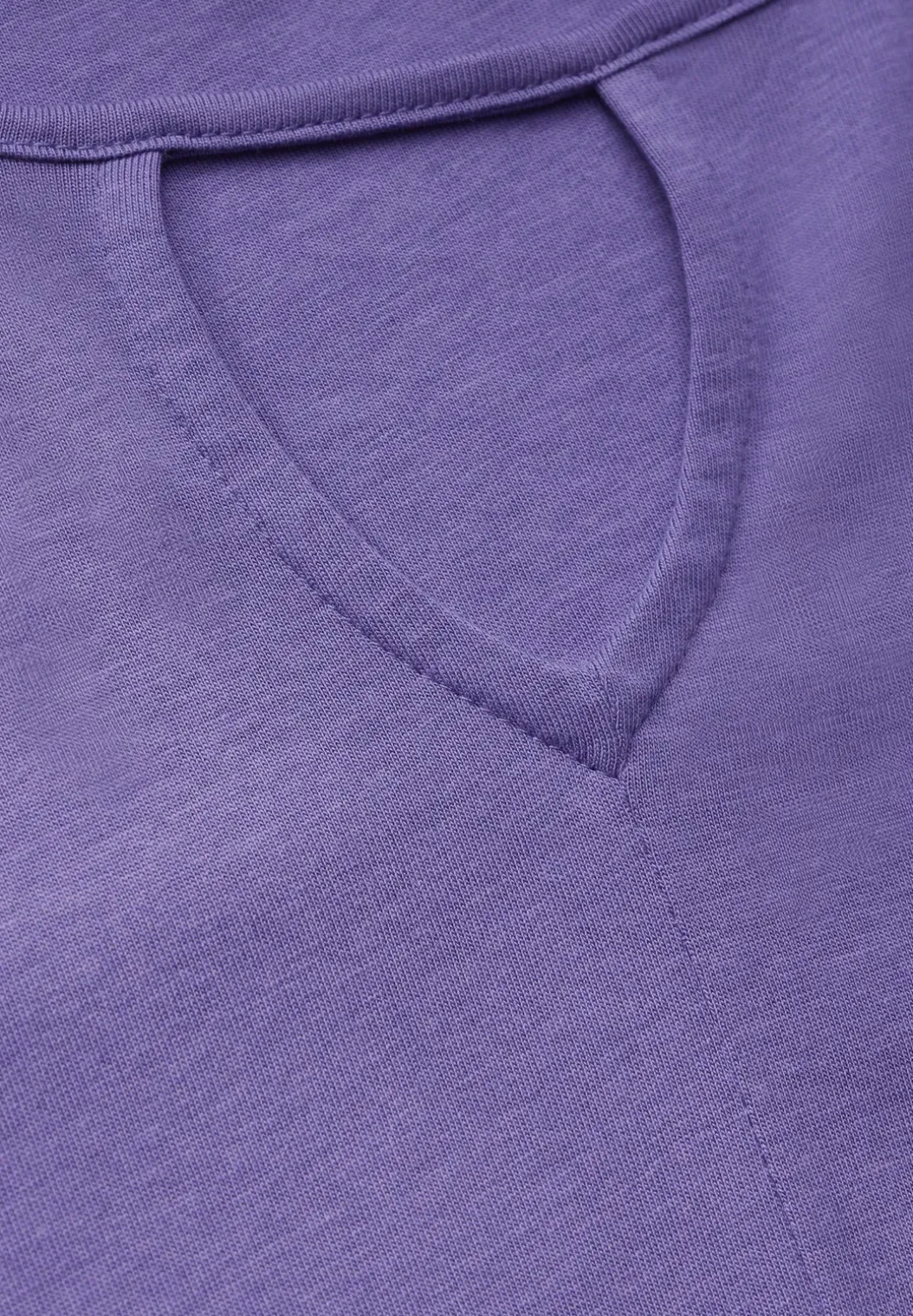 Shirt met lange mouwen en uitsnijding