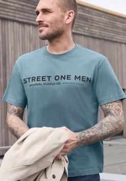Shirt met logo-opdruk