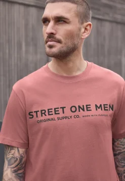 Shirt met logo-opdruk