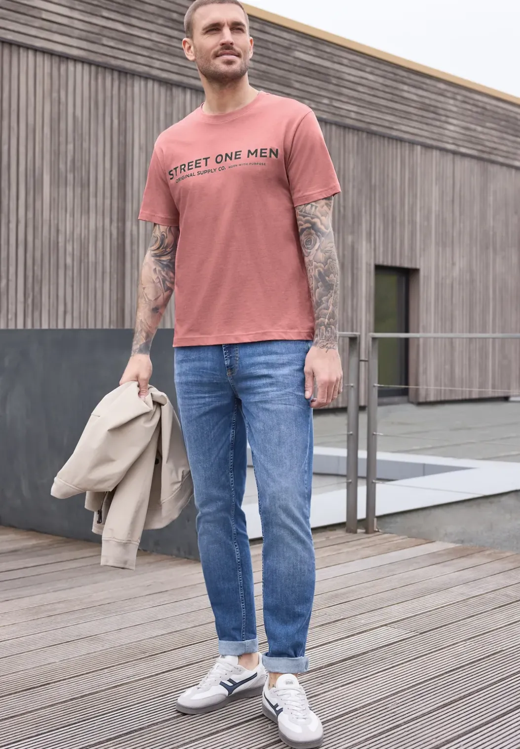 Shirt met logo-opdruk