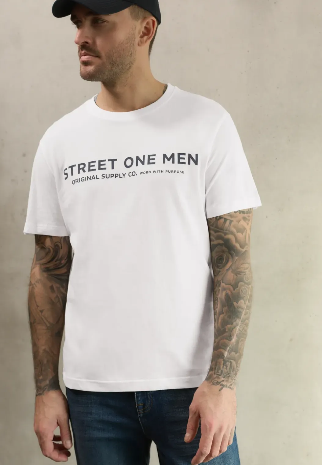 Shirt met logo-opdruk