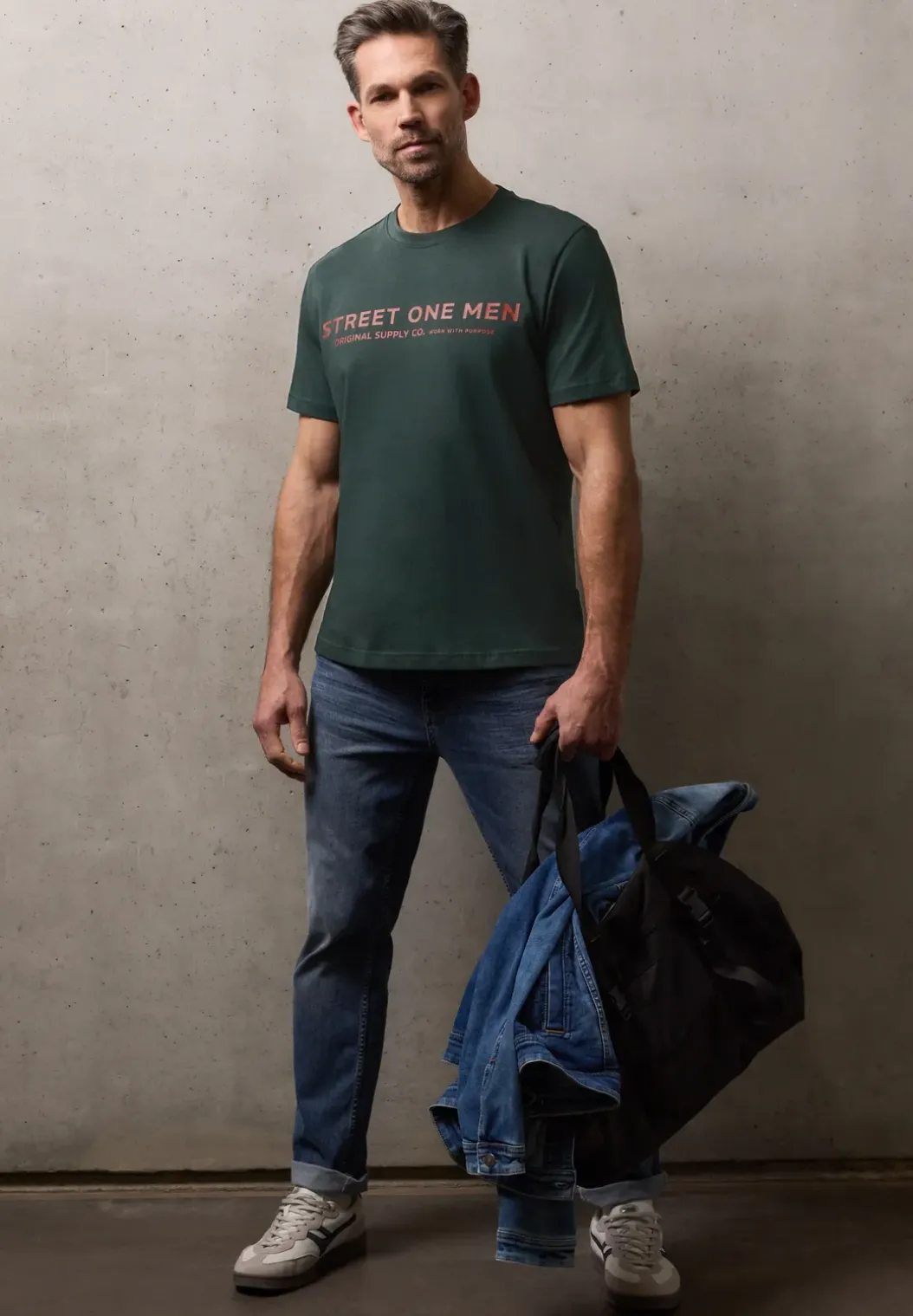 Shirt met logo-opdruk