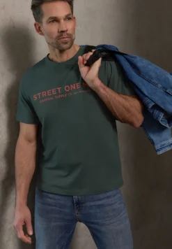 Shirt met logo-opdruk