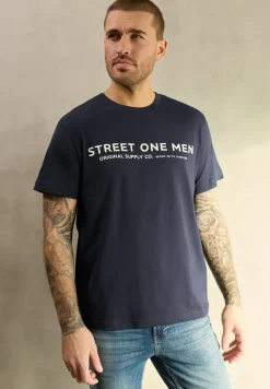 Shirt met logo-opdruk
