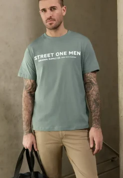 Shirt met logo-opdruk