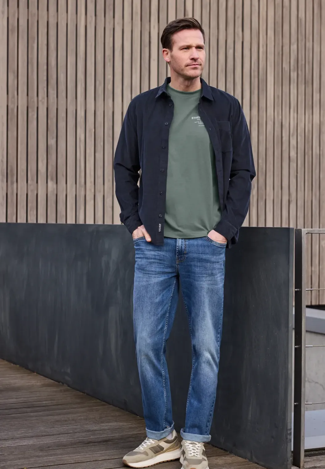 Shirt met logo-opdruk