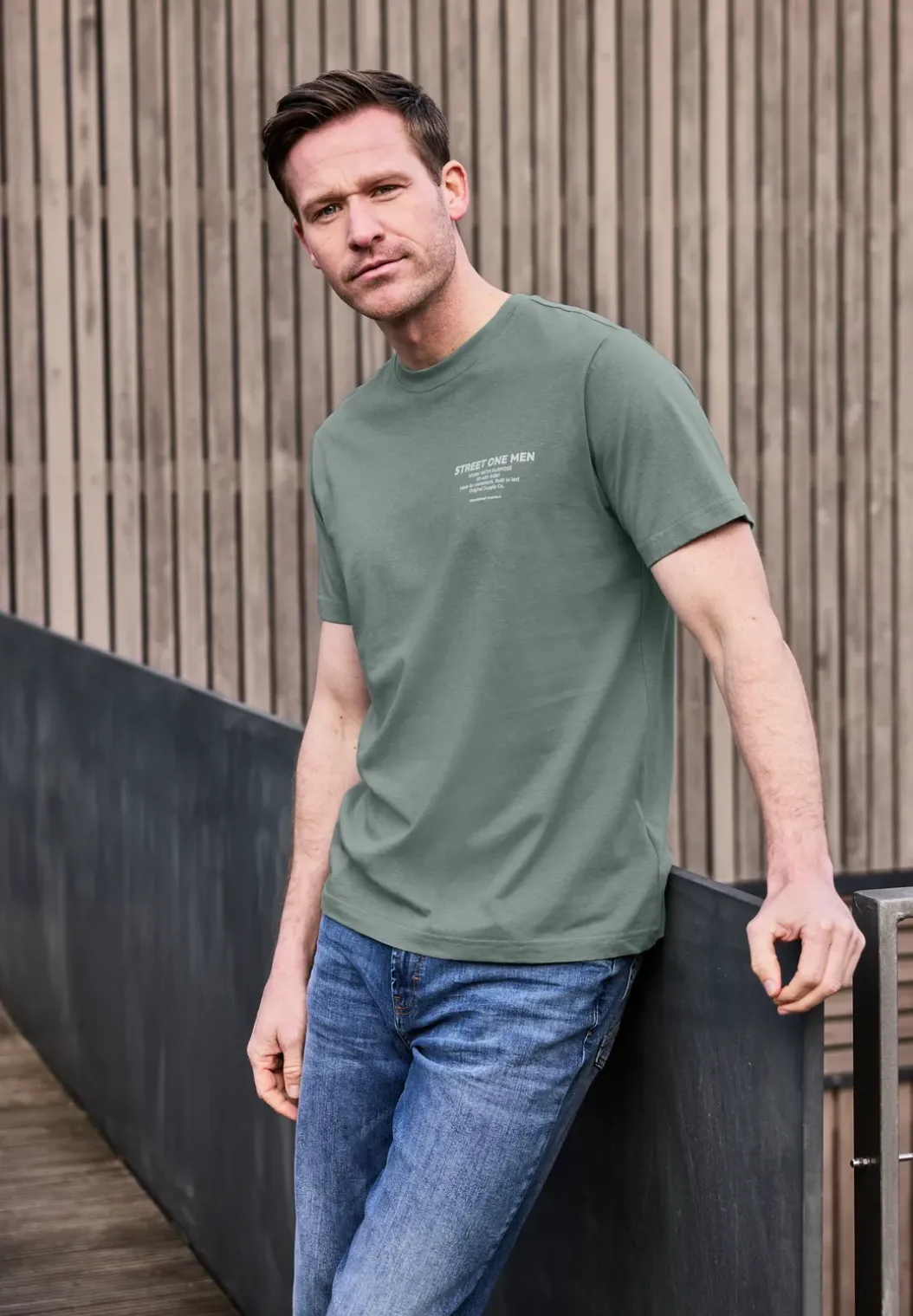 Shirt met logo-opdruk