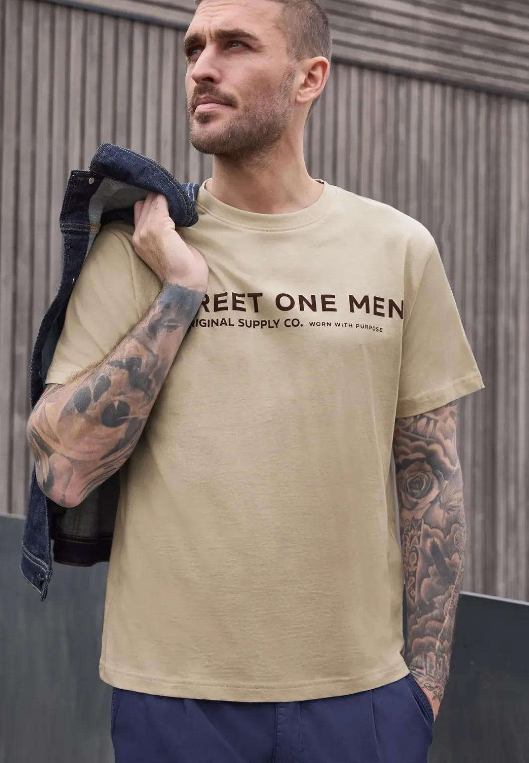 Shirt met logo-opdruk
