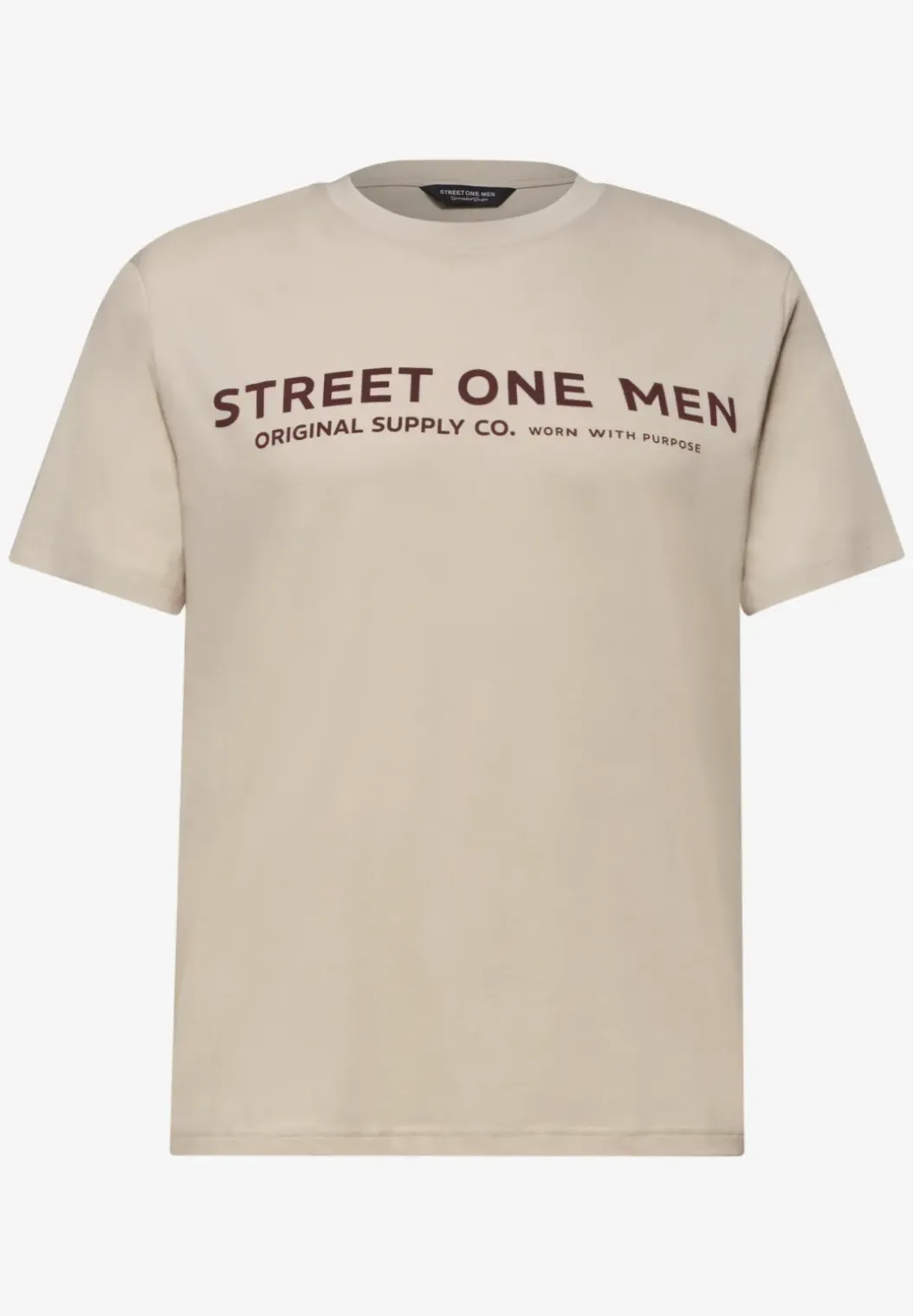 Shirt met logo-opdruk