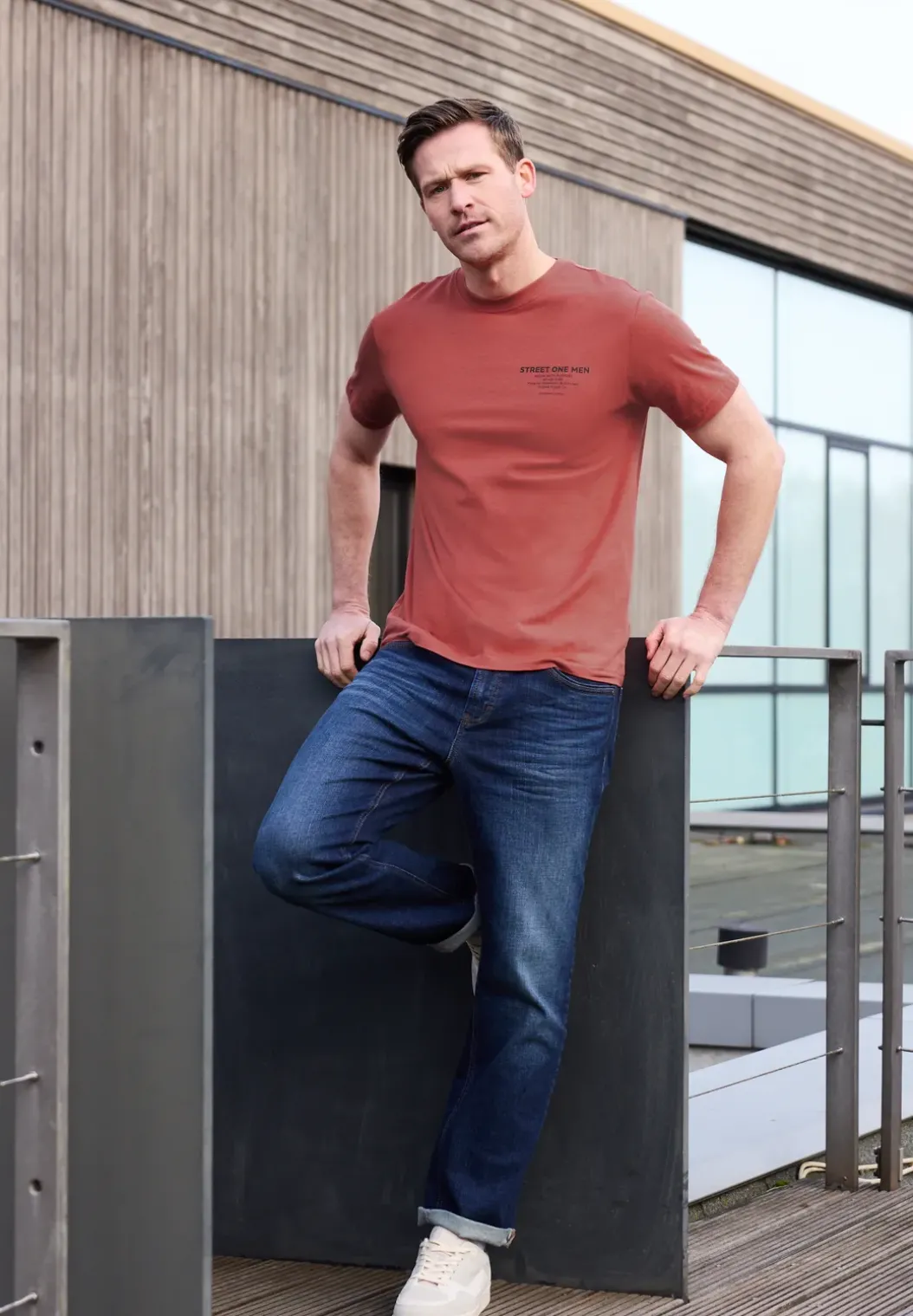 Shirt met logo-opdruk