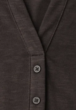 Shirt met losse schouders en gespleten hals