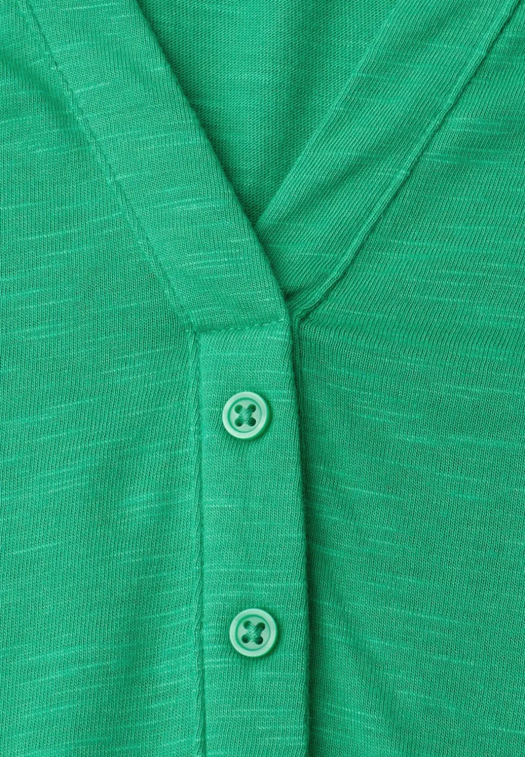 Shirt met losse schouders en gespleten hals