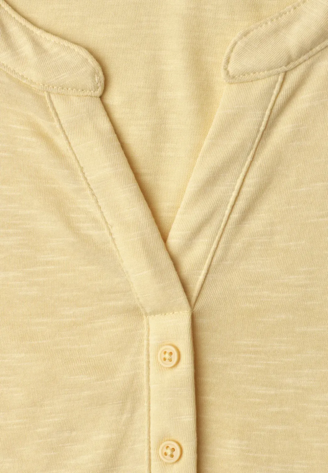 Shirt met losse schouders en gespleten hals